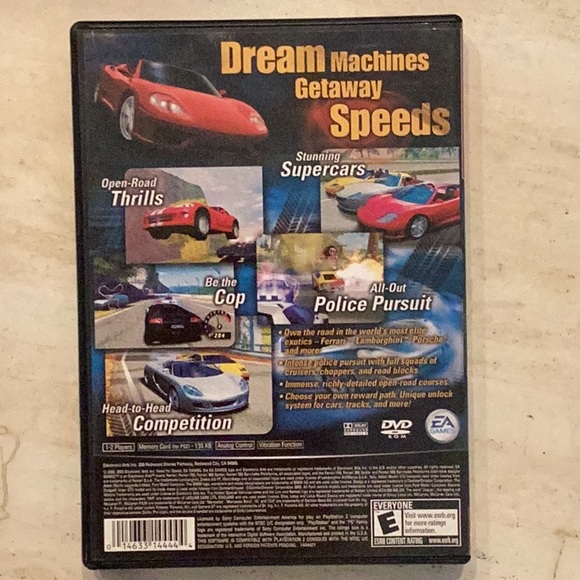 Need For Speed Underground PlayStation 2 Game Hot Pursuit & Gran Turismo PS2 Lot - Picture 5 of 12
